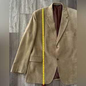 Jack Victor Collection Grovewood Sport Coat Men’s 48R Tan Corduroy Blazer Jacket